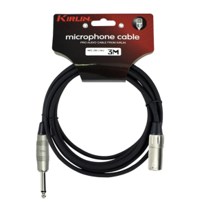 Cable Micrófono Kirlin Xlr (M)- Plug 3M Mpc-281Pn-3